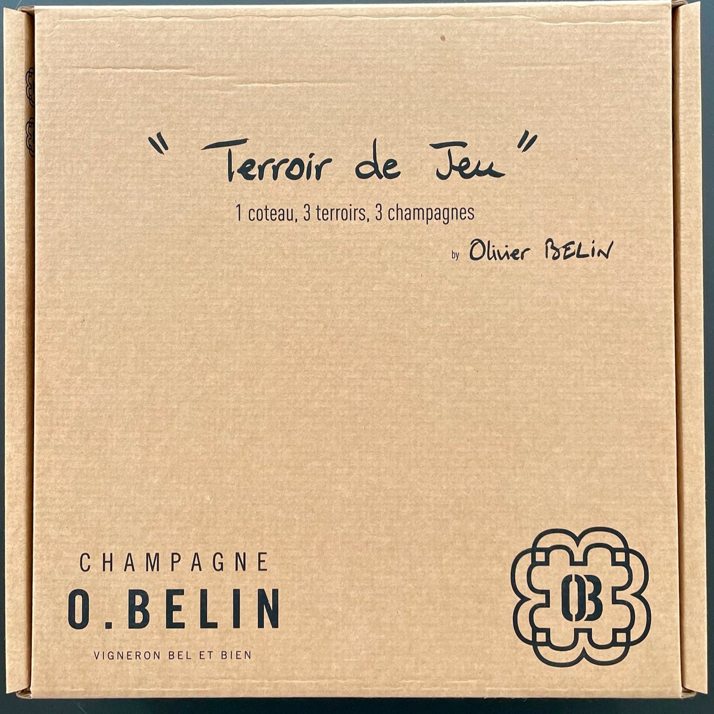 Champagne O. Belin, Terroir de Jeu - Triptyque no.1 // 3 flasker