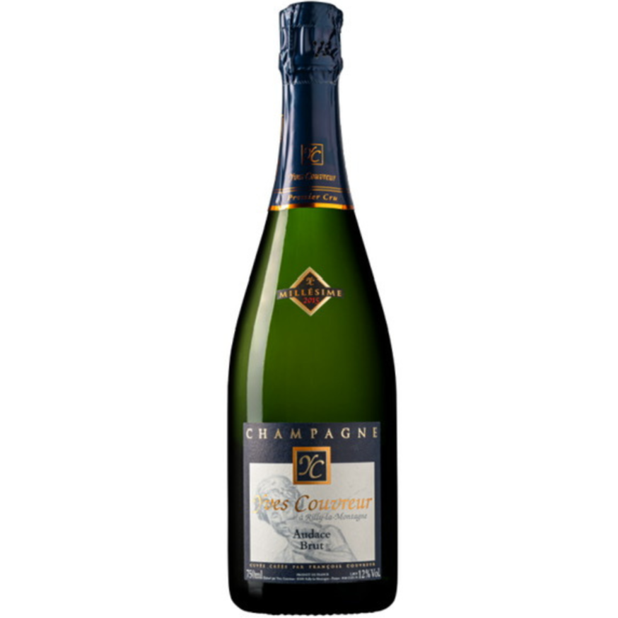 Champagne Yves Couvreur, Cuvée Audace, 100% Chardonnay, Blanc de Blancs, Brut Nature,