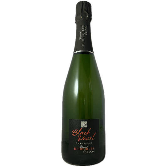 1 flaske champagne på hvid baggrund, Champagne Deheurles, Black Pearl