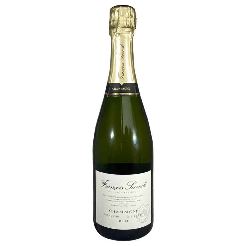 Champagne flaske, Francois Seconde champagne, Grand cru champagne, brut