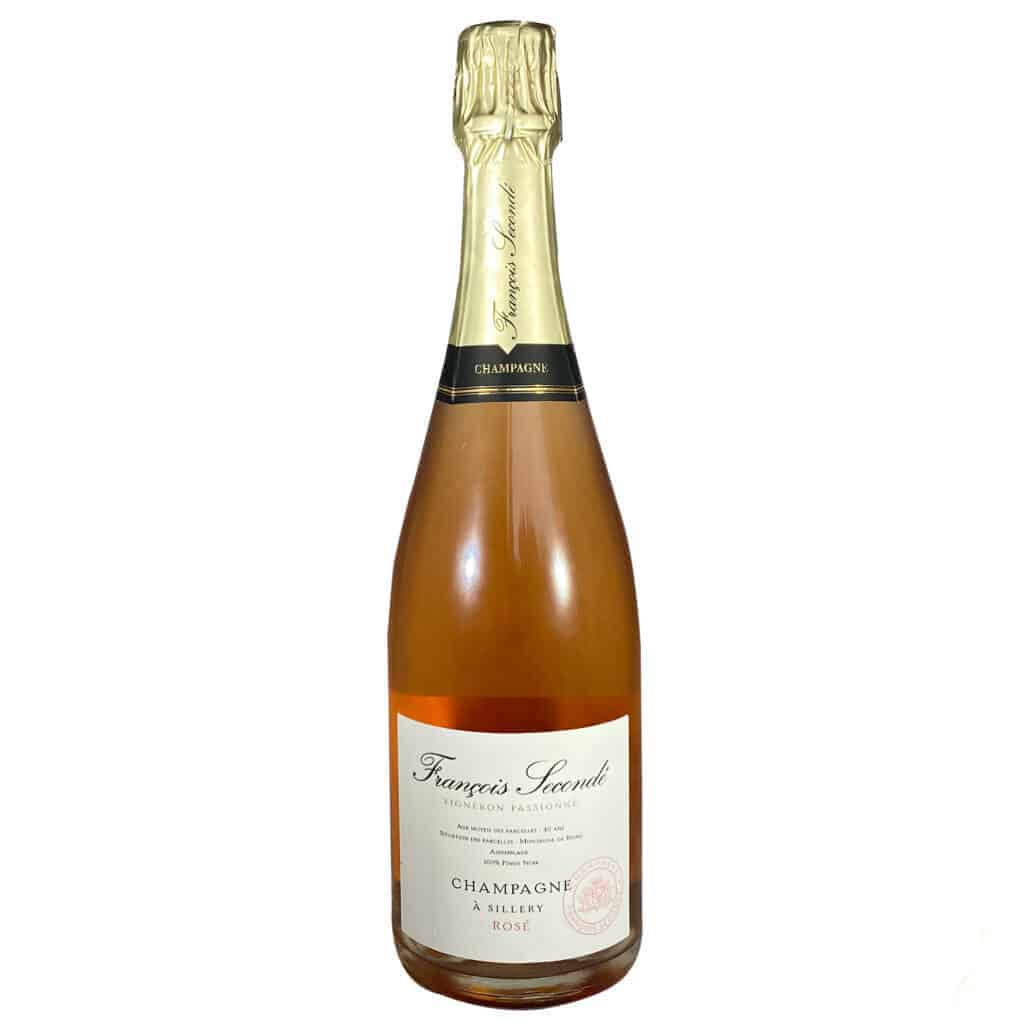 Champagne flaske, Francois Seconde champagne, Rosé champagne, brut