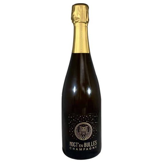 Champagne flaske på hvid baggrund, Champagne Piot-Sévillano, Noct' en Bulles, Demi-Sec